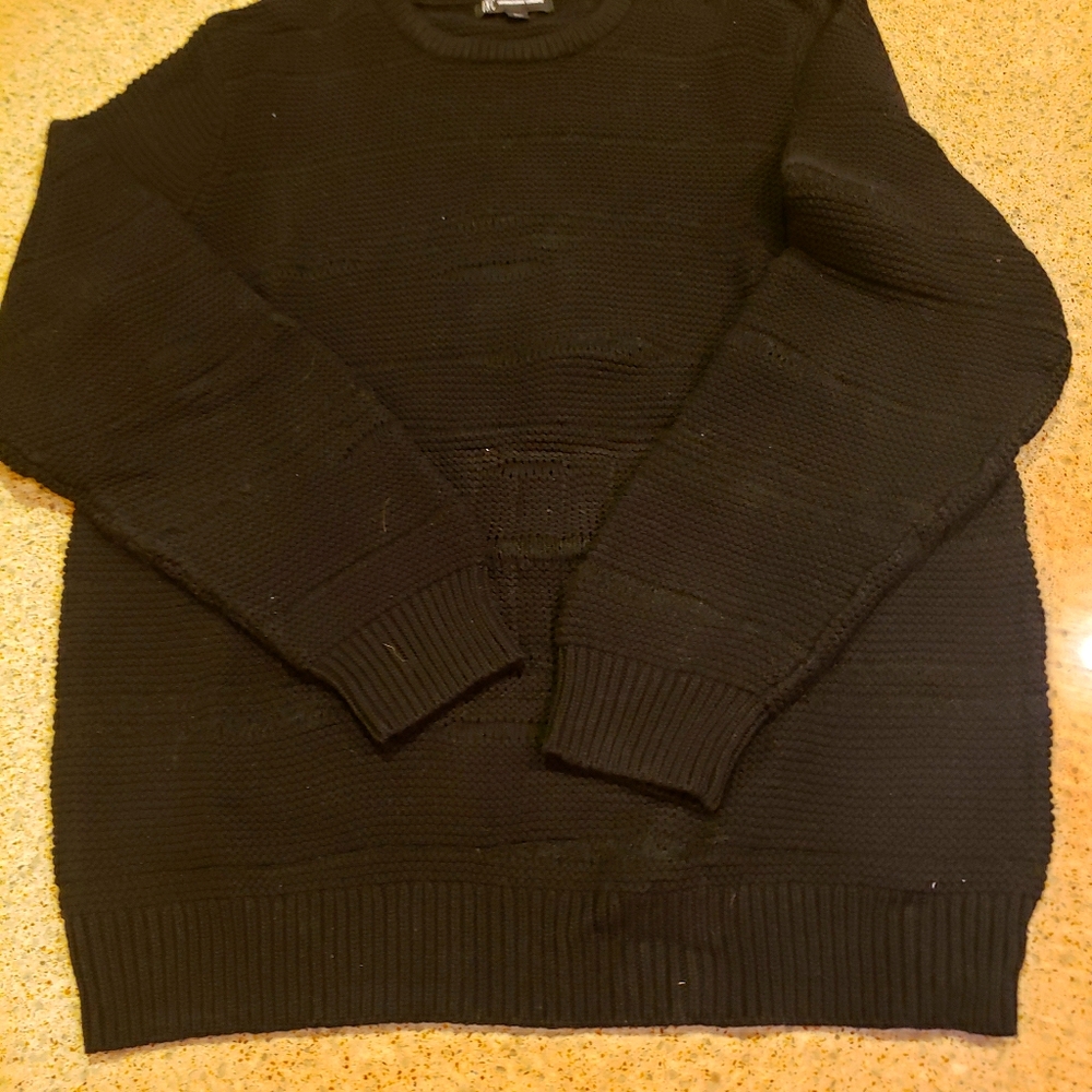 INC Black Crewneck Swea